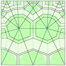 Crease pattern generated by Robert J. Lang's 